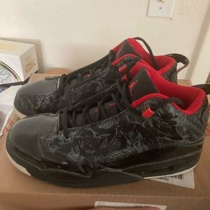 Air Jordans Dub Zeros size 9.5 mens, Red and Black